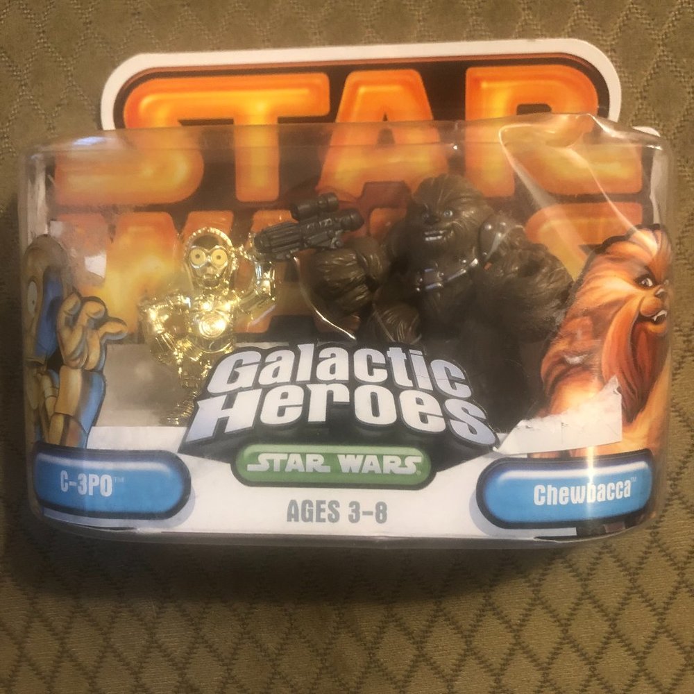 Star Wars Galactic Heroes C-3PO and Chewbacca